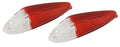 VW Typ 3 | Hella Parklichtglas klar/rot (pro Paar) | Typ 3 | 311949109
