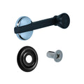 Fensterkurbel Set mit Rosette, schwarz/chrom | VW T2 Bus 08/67-07/69, Käfer, KG 08/67-07/69, Typ 3 08/67-07/71 | 113 837 581D + 311 837 595