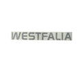 Aufkleber 'WESTFALIA', silber, 45x6cm