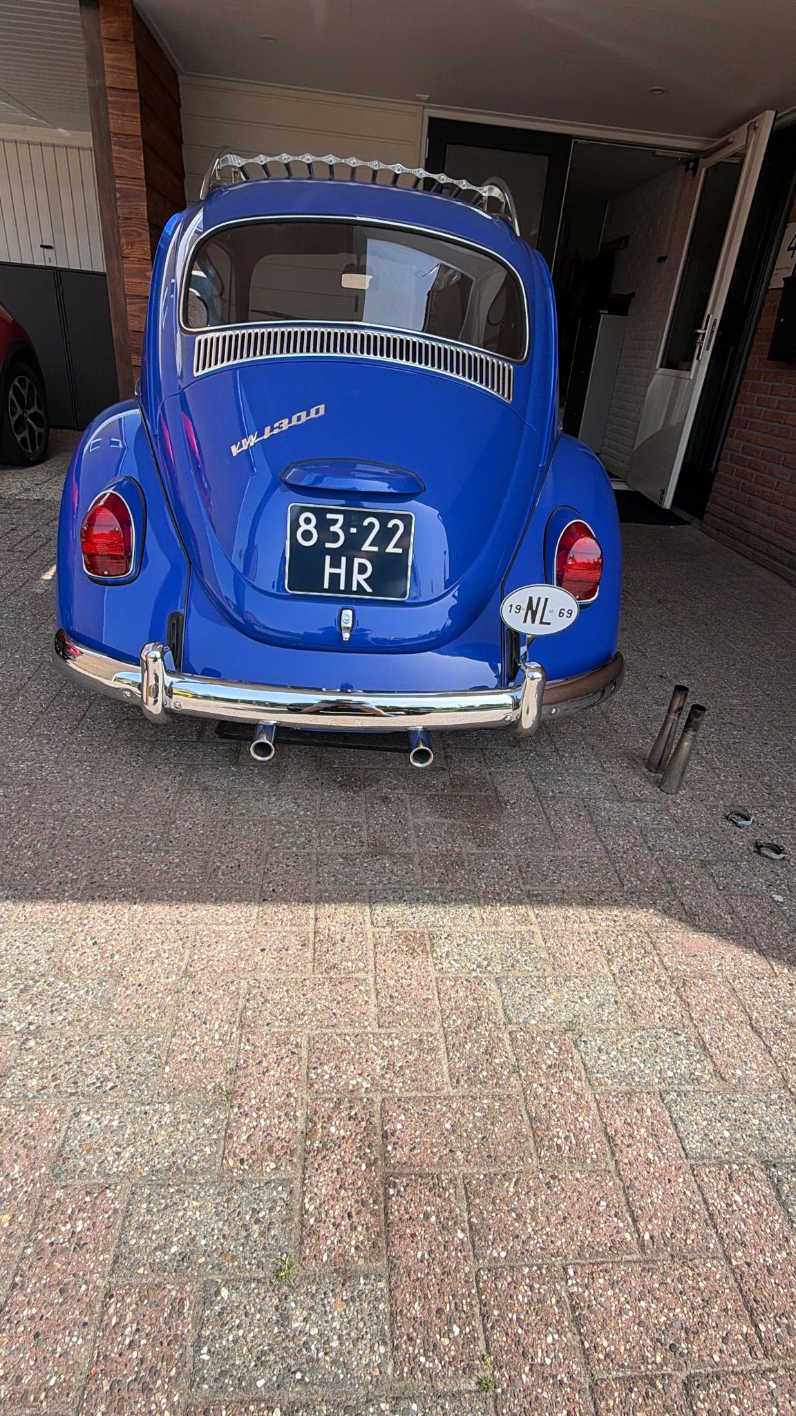 VW Käfer, KG | Auspuff + Schelle 'GT Style' - Edelstahl