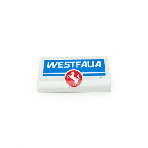 Aufkleber 'Westfalia' Pferd, 10x5cm, antikes Logo