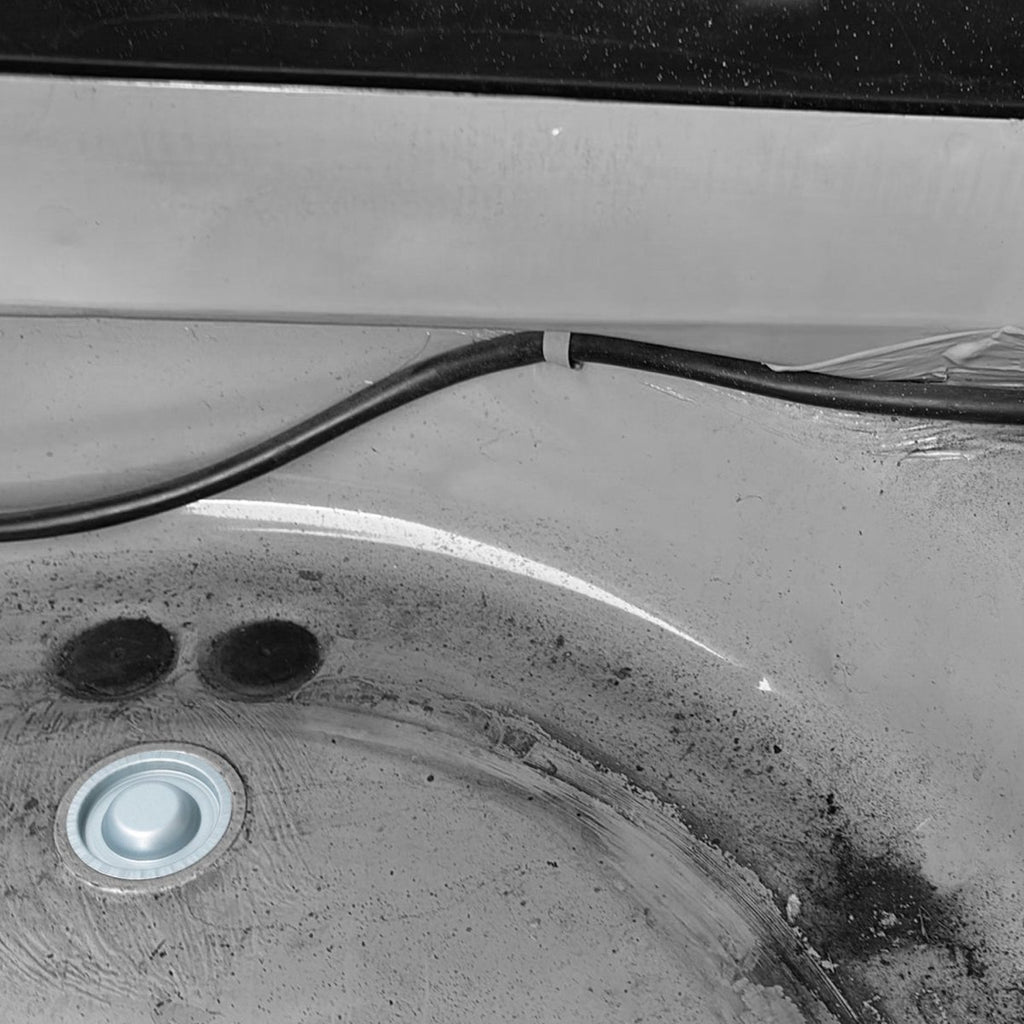 VW Käfer | Lenkgetriebe-Inspektionsdeckel Reserveradmulde (55,6mm) | 113 805 583